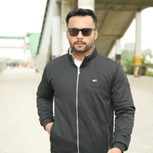 Black Classic Zipper Jacket