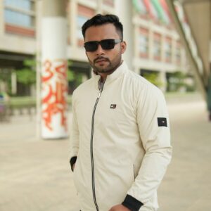 Off White Premium Zipper Jacket